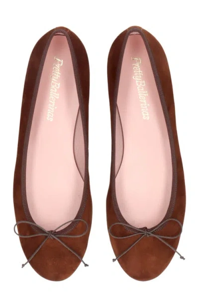 Pretty Ballerinas Round Toe Ballet Flat In Brown
