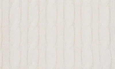 Reiss Kids' Nollaig Embroidered Nutcracker Cabled Quarter Zip Sweater In Neutral