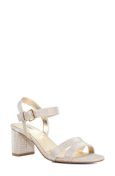 Dune London Merisa Ankle Strap Sandal In White