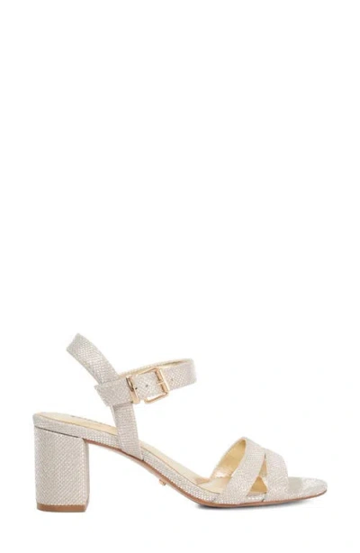 Dune London Merisa Ankle Strap Sandal In White