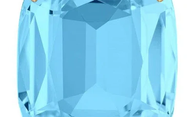 Goshwara Gossip Cushion Cut Drop Earrings In Blue