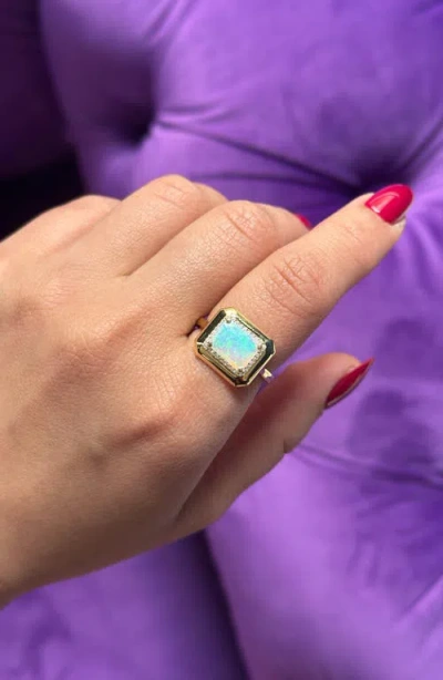 Goshwara Emerald Cut Ring In Gold