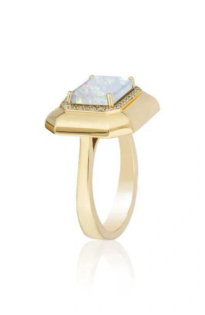 Goshwara Emerald Cut Ring In Gold