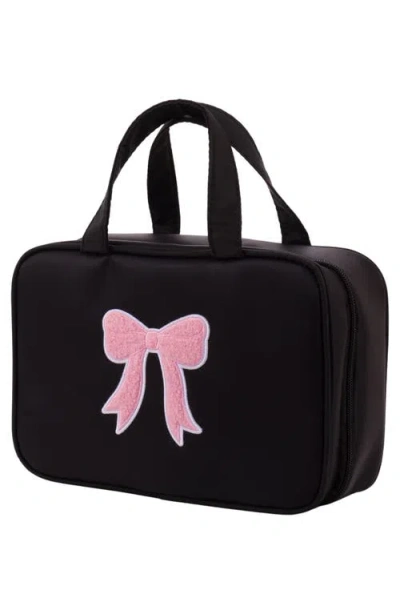 Bloc Bags The Perfect Case: Bow Cosmetics Bag In Black