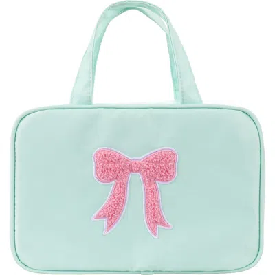 Bloc Bags The Perfect Case: Bow Cosmetics Bag In Green