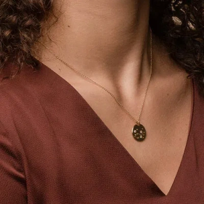 Bearfruit Jewelry 14k Gold Plated Star Constellation Necklace 12 Zodiac Signs Holiday Gift Guide In Gold