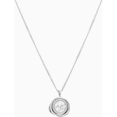 Bearfruit Jewelry 14k Gold Plated Seal Constellation Necklace 12 Zodiac Signs Holiday Gift Guide In Gray