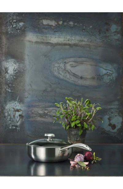 Scanpan Cs+ 4-quart Nonstick Sauté Pan With Lid In Silver