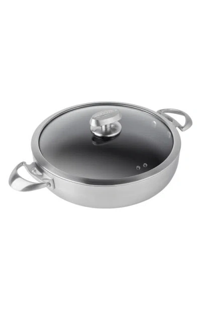 Scanpan Cs+ 4-quart Nonstick Chef's Pan With Lid In Silver