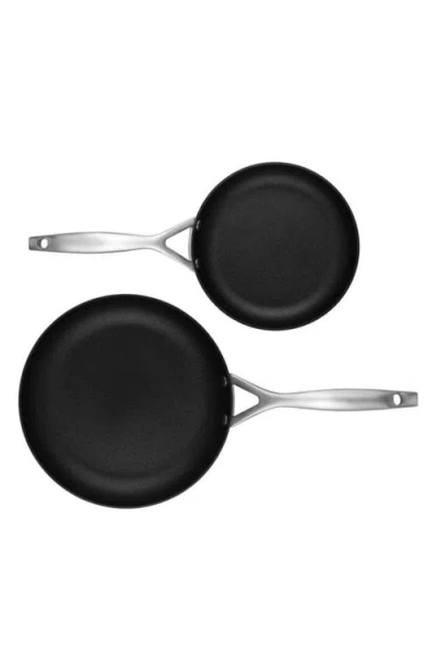 Scanpan Cs+ 2-piece Fry Pan Set In Silver