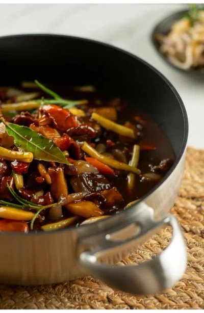 Scanpan Cs+ 5.25-quart Nonstick Chef's Pan With Lid In Silver