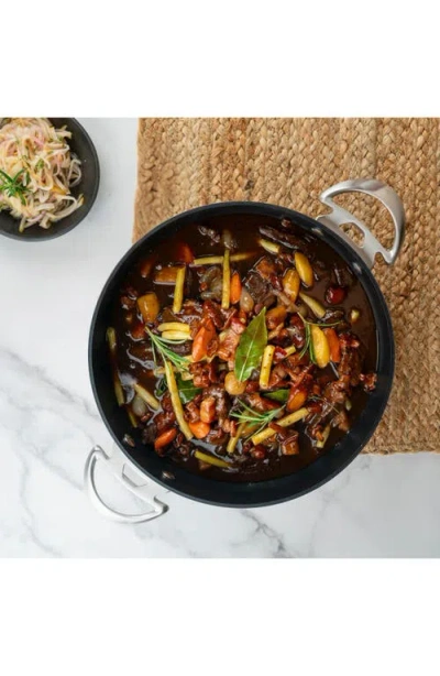 Scanpan Cs+ 5.25-quart Nonstick Chef's Pan With Lid In Silver