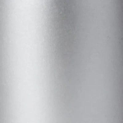 Tag Silver Metallic Pillar Candle Unscented Long Burning 80 Hours In Silver