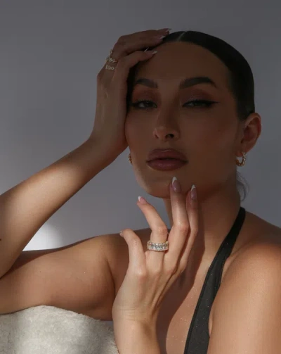 Rachelment Baguette Ring In Gold