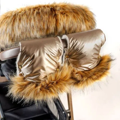 Cover Baby Llc Premium Handmuff Gloves With Wool In Gold