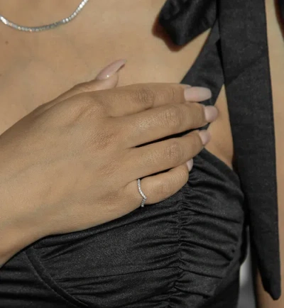 Rachelment Fifi Ring In Silver