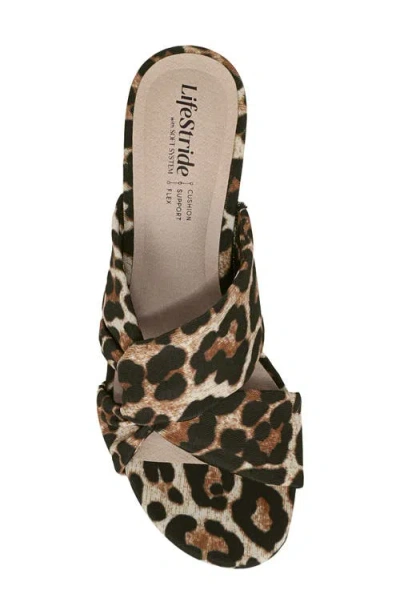 Lifestride Women's Nori Slide Sandals In Animal Print