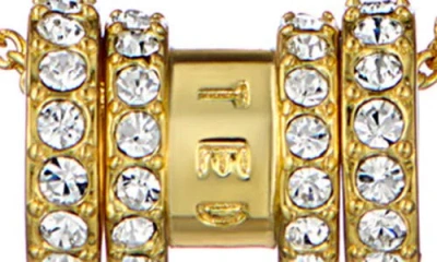 Ted Baker Romie Crystal Roll Pendant Necklace In Gold
