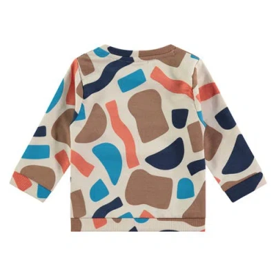 Babyface Abstract Print Crewneck Sweatshirt In Multi