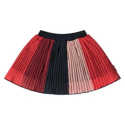 Stains And Stories By Babyface Multi-colored Pleated Skirt In Multi