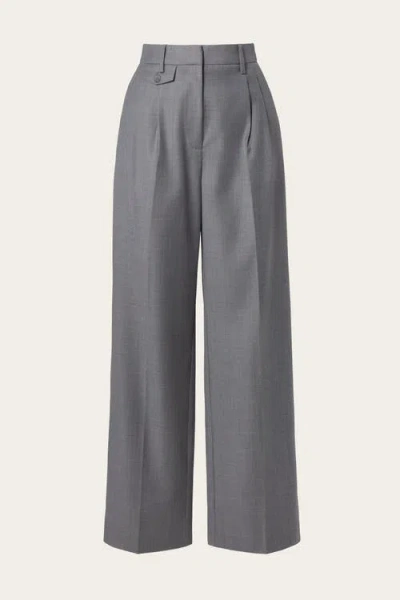 Malina Yana Tailored Wide Pants In Gray