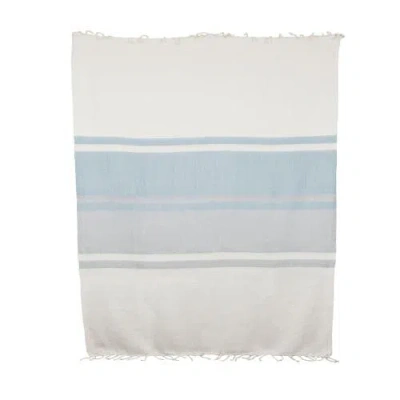 Purple Nest Design Kallpa Collection  Blanket In Blue