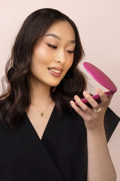 Fancii Taylor Led Compact Mirror In Pink