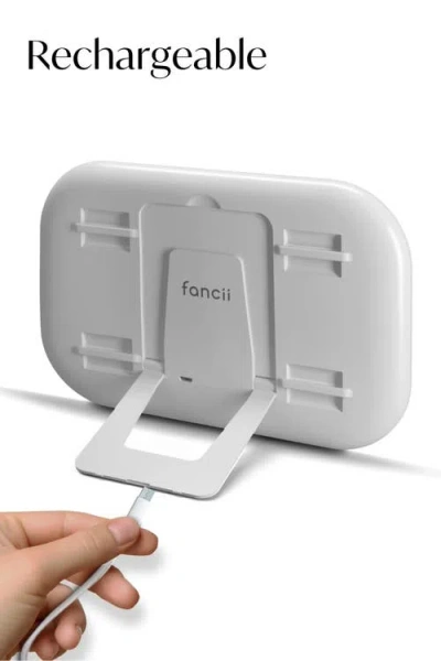 Fancii Juni 2 Lighted Car Visor Mirror In White