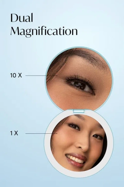 Fancii Taylor Led Compact Mirror In Blue