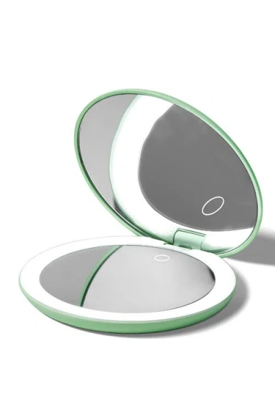 Fancii Taylor Led Compact Mirror In Green