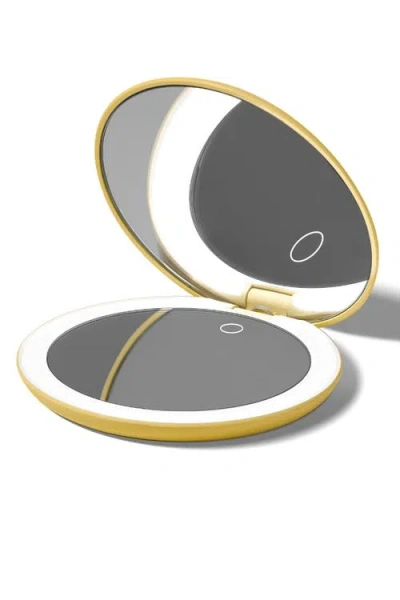 Fancii Taylor Led Compact Mirror In Yellow