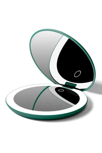 Fancii Taylor Led Compact Mirror In Green
