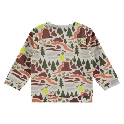 Babyface Mountain Theme Sweatshirt In Multi