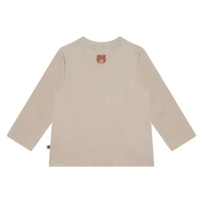 Babyface Bear Hug Long Sleeve T-shirt In Gold