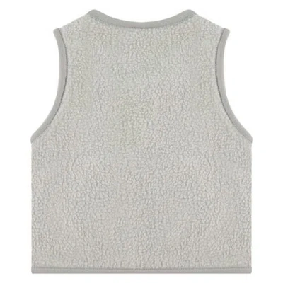Babyface Fleece Zip Up Vest In Gray