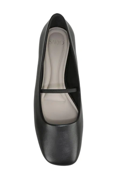 Sarto By Franco Sarto Teyana Mary Jane Flat In Black