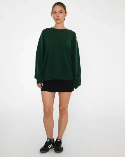 Rebody Active Beau Oversized Crewneck Cashmere Sweater In Multi