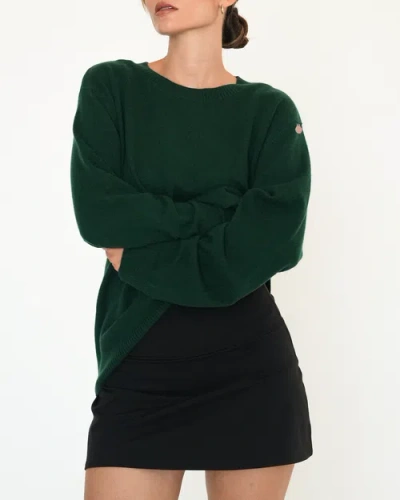 Rebody Active Beau Oversized Crewneck Cashmere Sweater In Multi