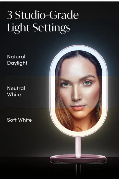 Fancii Vera Lighted Vanity Mirror In Brown