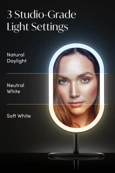 Fancii Vera Lighted Vanity Mirror In Brown