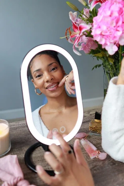 Fancii Vera Lighted Vanity Mirror In Brown