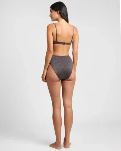 Onia Liana Bikini Top In Gray