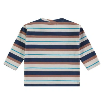Babyface Multi-tone Stripe Long Sleeve T-shirt In Multi