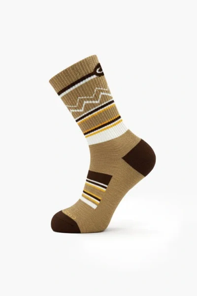 Cozy Zero Performawool Midcrew All-season Hike Socks In Green