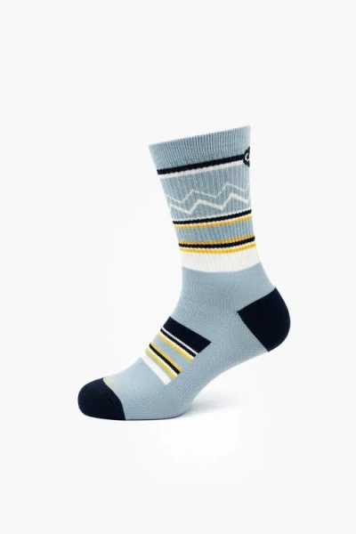 Cozy Zero Performawool Midcrew All-season Hike Socks In Blue