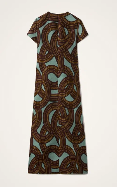 La Doublej Swing Dress In Brown