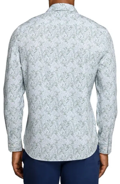 Construct Woods Woven Long Sleeve Basic In Blue