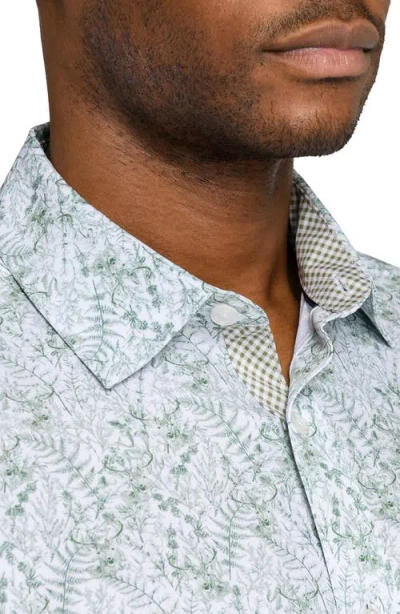 Construct Woods Woven Long Sleeve Basic In Blue