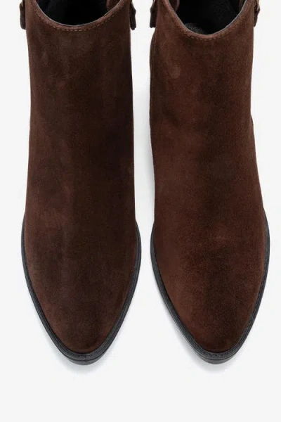 Forever & Always Shoes Jayer Leather Double-zip Block Heel Boot In Multi