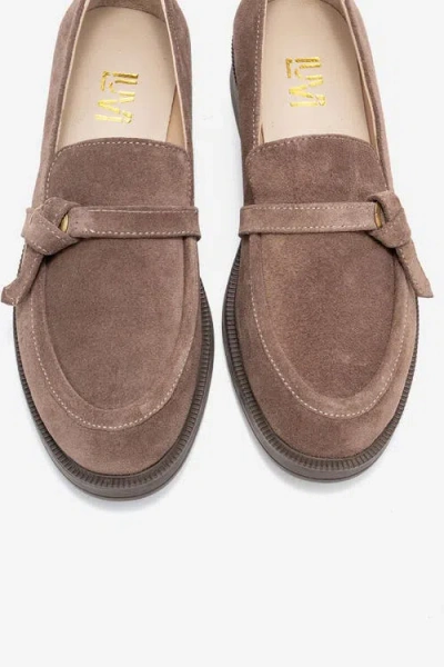 Forever & Always Shoes Galea Buckled Leather Loafers In Brown